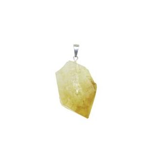 Citrino Colgante Bruto Punta Anilla 2cm